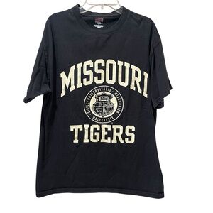 Soffe Mizzou Tigers University Of‎ Missouri NCAA College T-shirt Medium Black